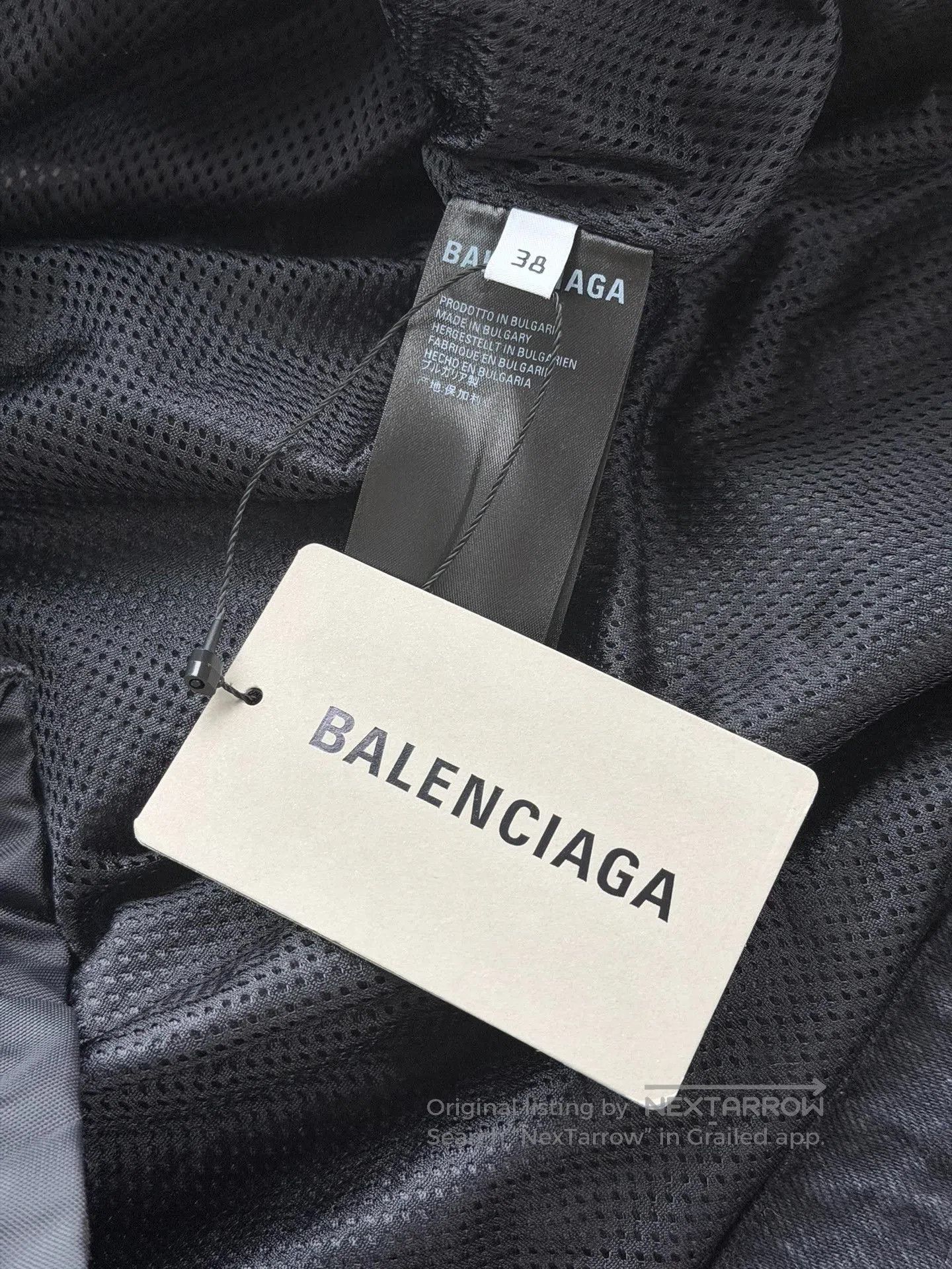 Balenciaga Balenciaga Gray Spliced Denim Jacket. Size S / US 4 / IT 40 - 5 Thumbnail