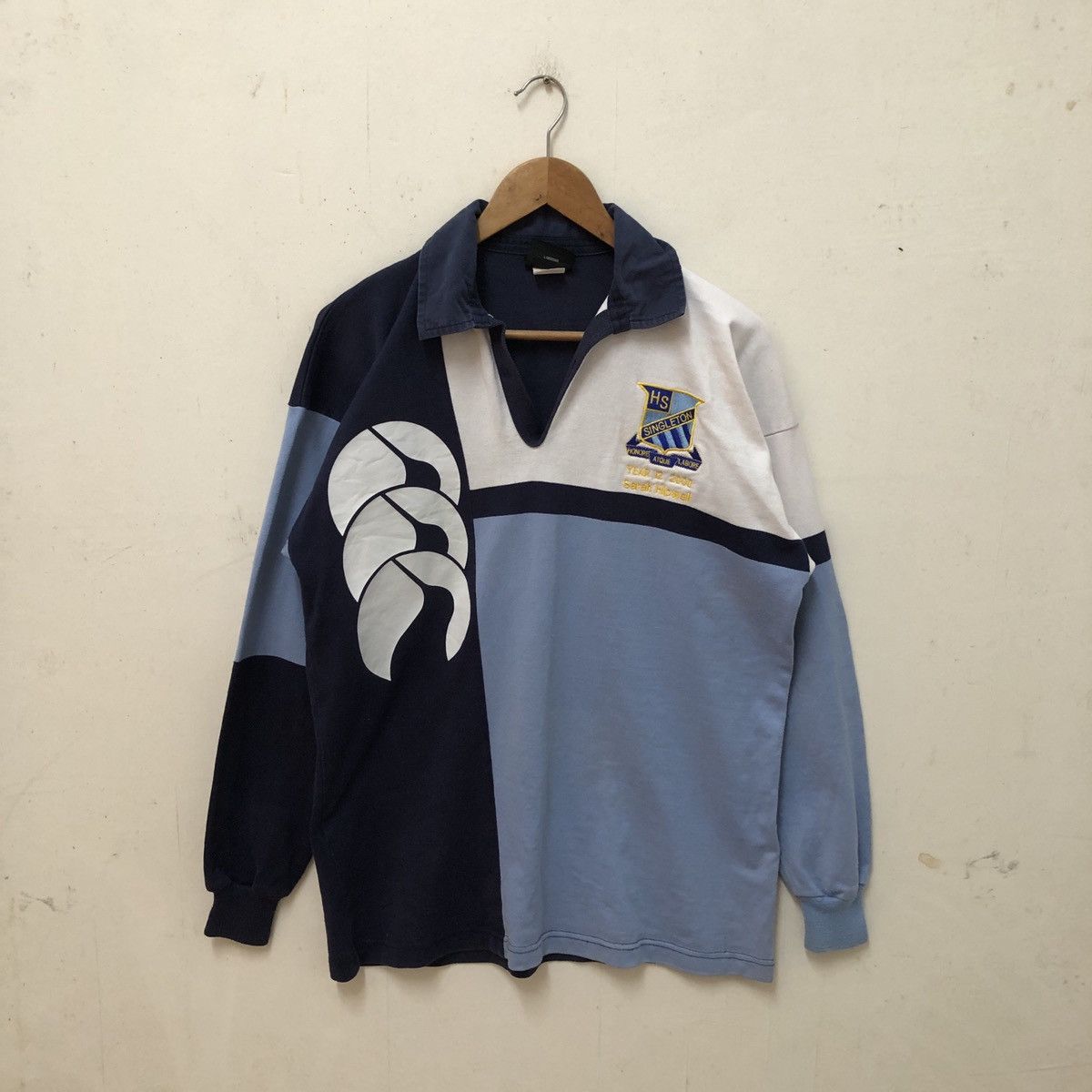 Canterbury of New Zealand Canterburry Polo Rugby Shirt Jersey Rare Size US M / EU 48-50 / 2 - 1 Thumbnail