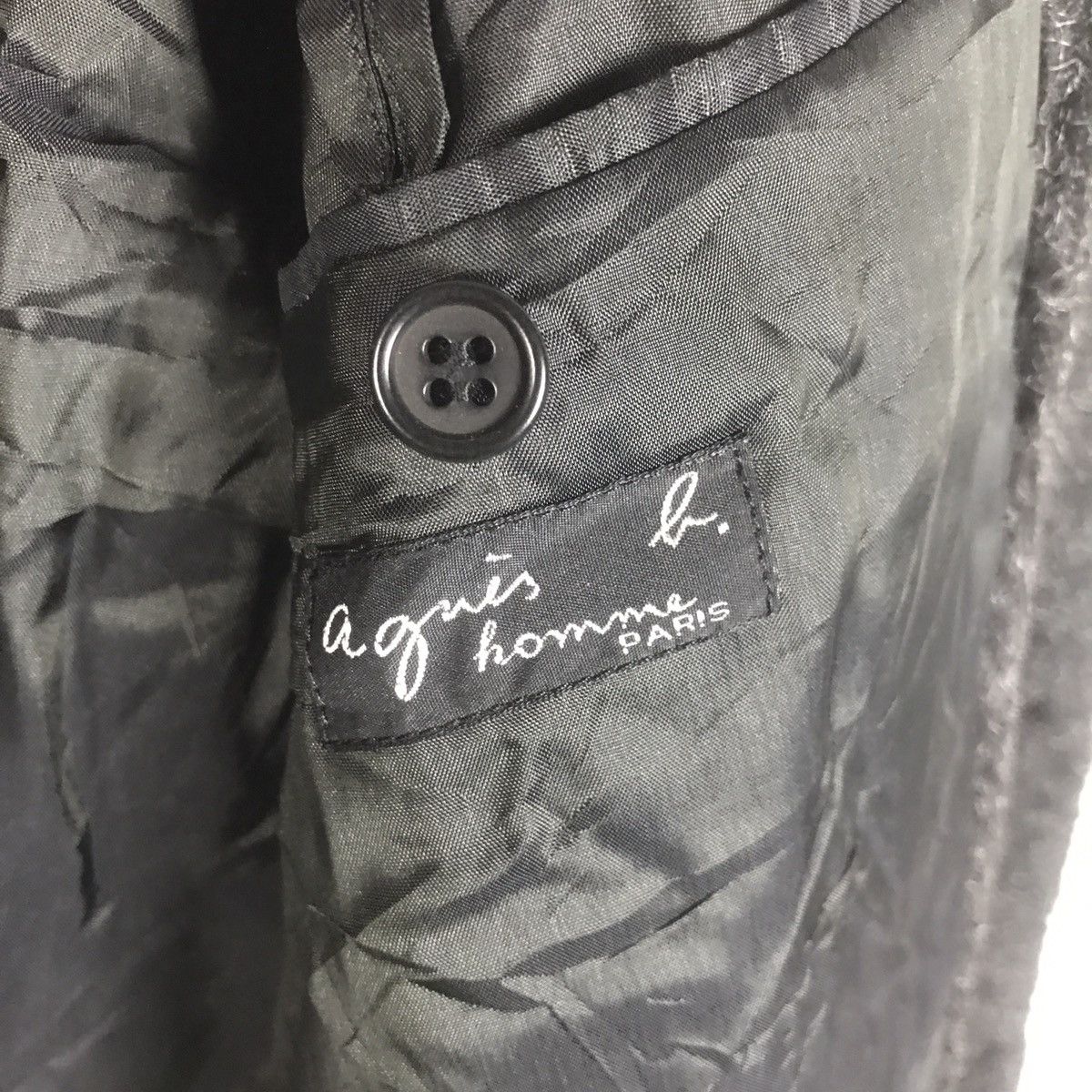 agnes b. 🔥Archive🔥Vintage 90s agnes b. Homme Faux Fur Shaggy Coat Size US M / EU 48-50 / 2 - 7 Thumbnail