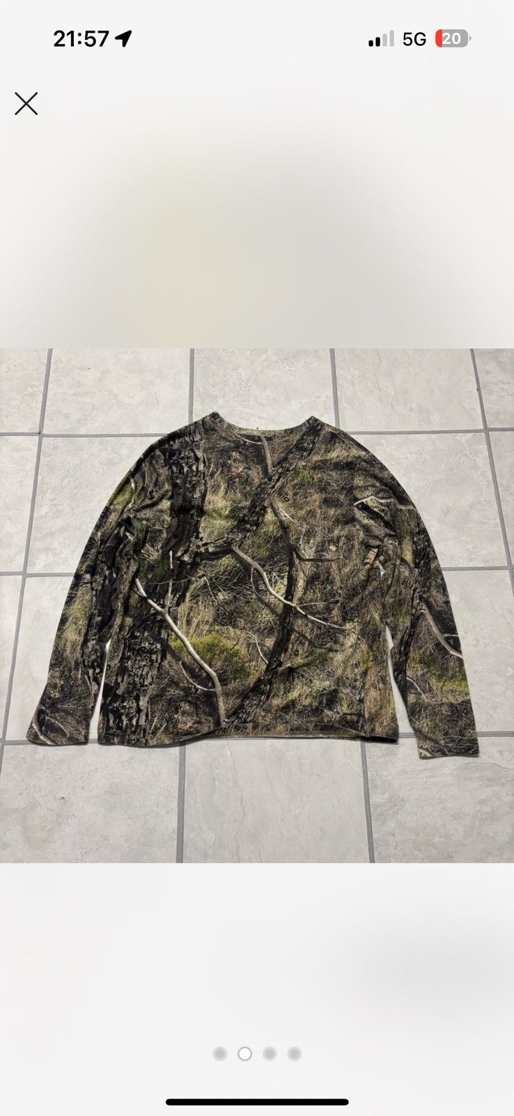 Mossy Oaks Mens Mossy Oak L camo long sleeve Size US L / EU 52-54 / 3 - 2 Thumbnail