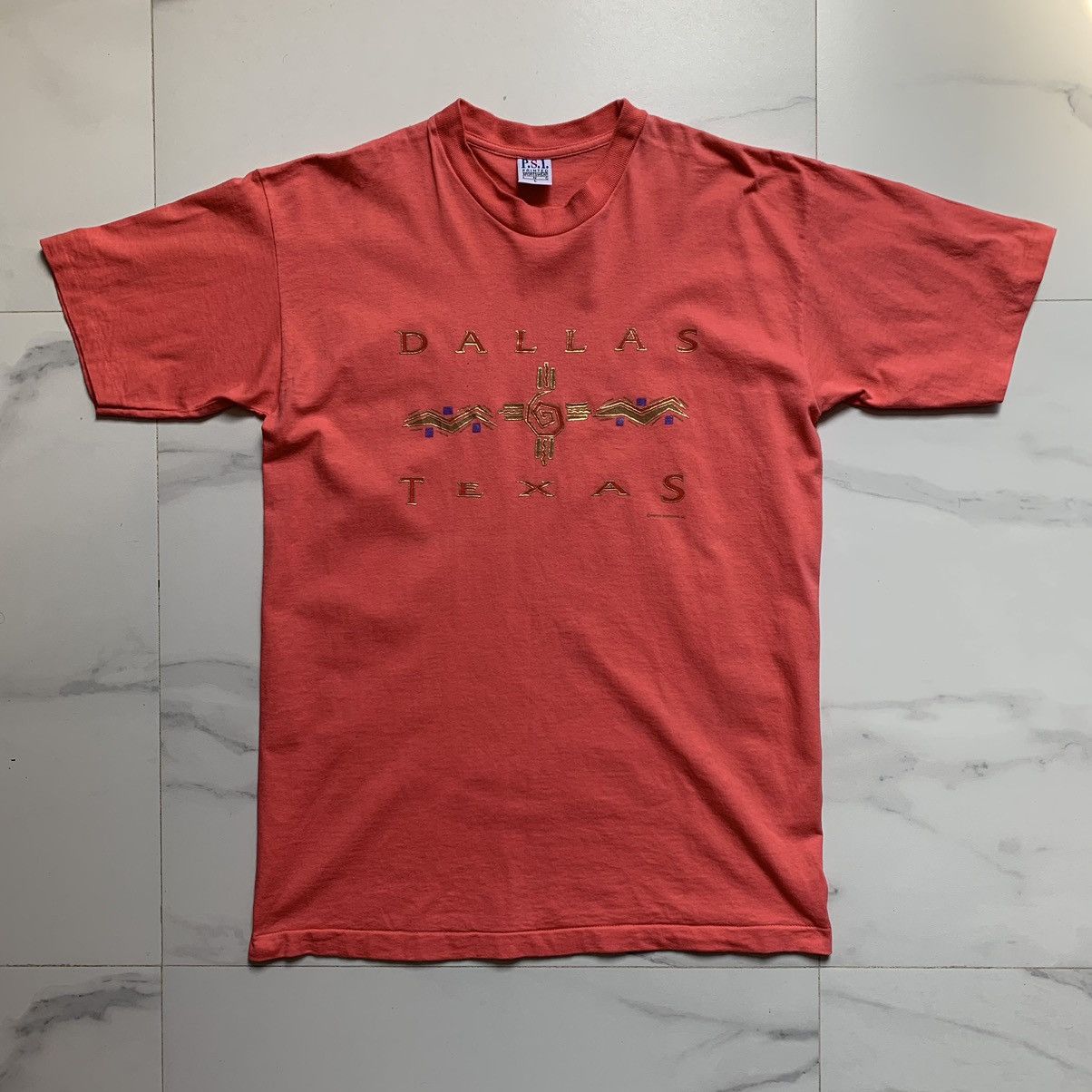 Vintage Vintage P.S.I. Dallas Texas Curated T-Shirt Size US L / EU 52-54 / 3 - 2 Thumbnail