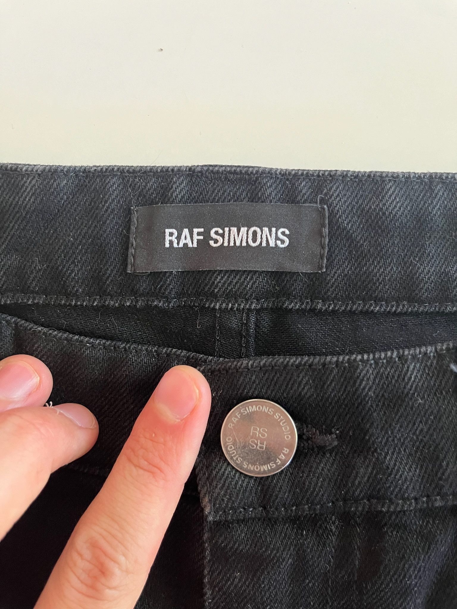 Raf Simons Raf Simons classic fit turn up denim pants Size US 29 - 4 Thumbnail