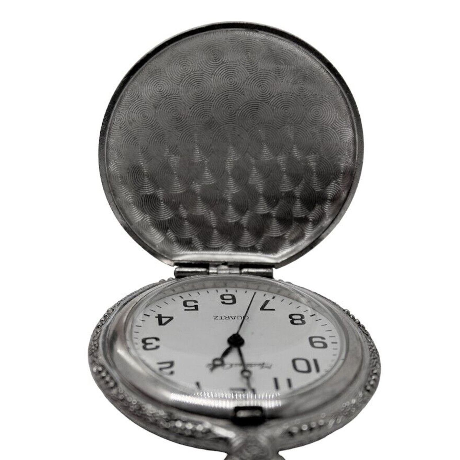 Other Retro Style Quartz Pocket Watch • Biker • 26 inch Chain Size ONE SIZE - 4 Thumbnail