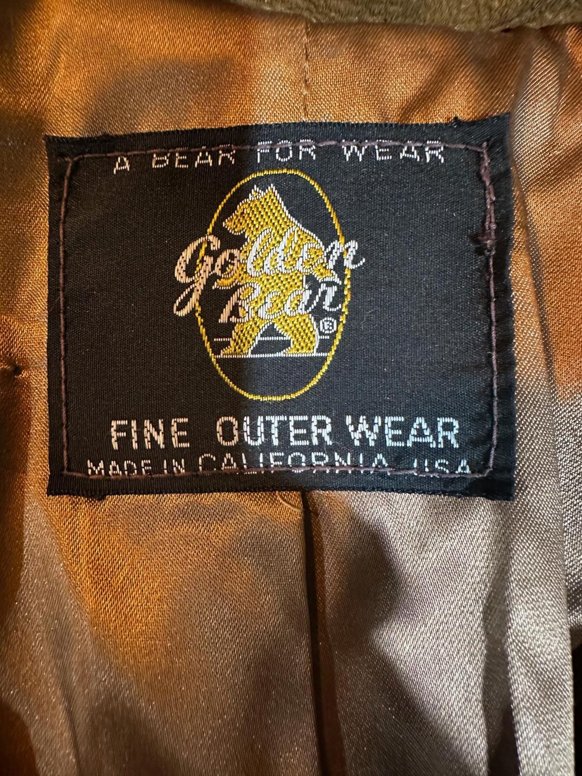 Golden Bear Golden Bear USA Suede Double Breasted Coat XS/S Size US S / EU 44-46 / 1 - 3 Thumbnail