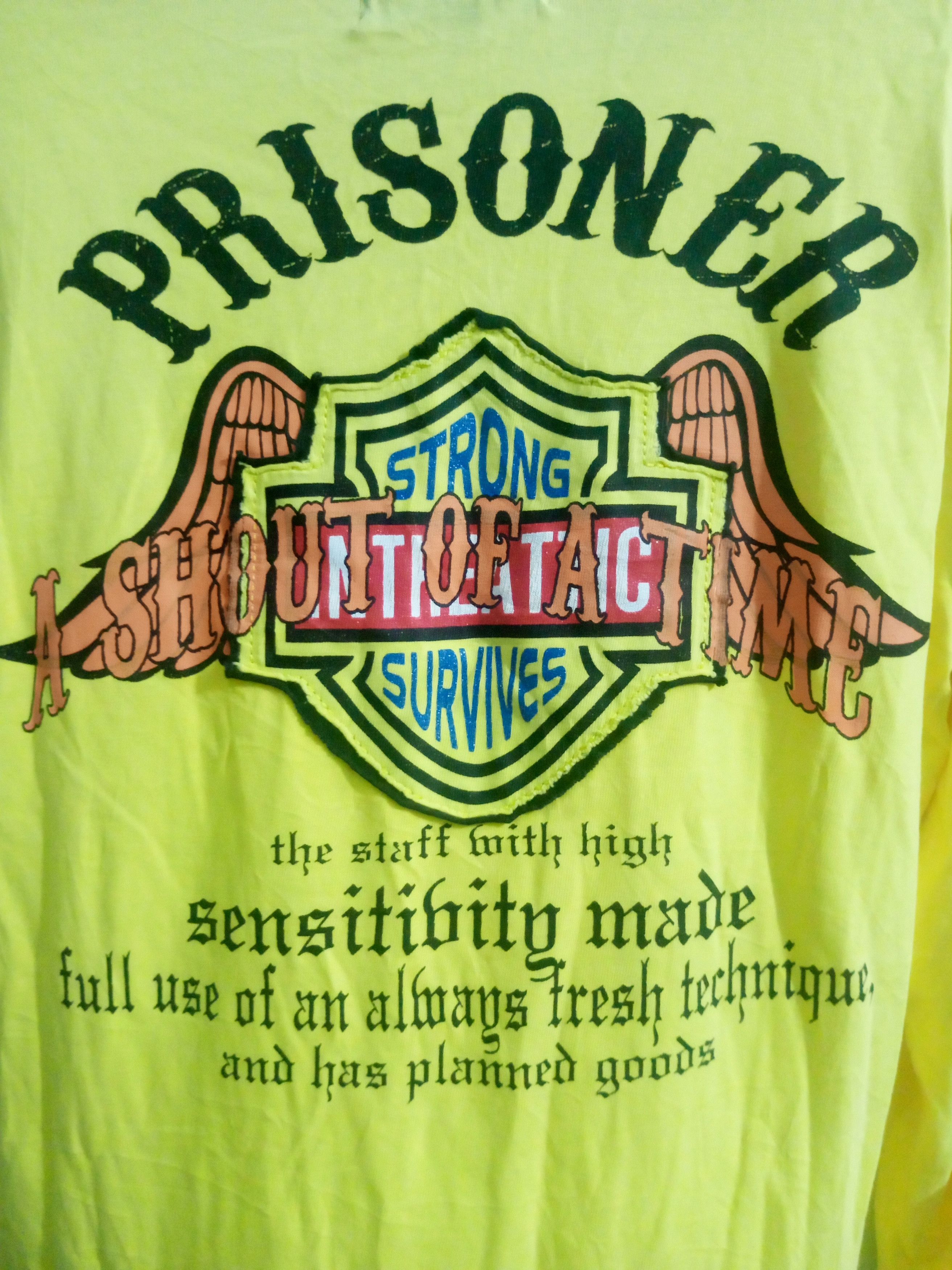 In The Attic Vintage in the attic prisoner poem long sleeve t shirt Size US M / EU 48-50 / 2 - 2 Thumbnail