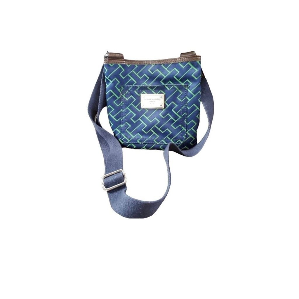 Tommy Hilfiger Tommy Hilfiger Small Adjustable Bag Blue Signature Monogram Size ONE SIZE - 1 Thumbnail