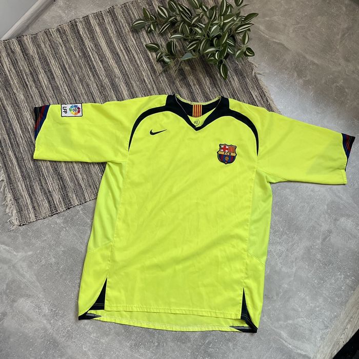 Nike NIKE BARCELONA MESSI away jersey 80s unicef TEE SHIRT 90s