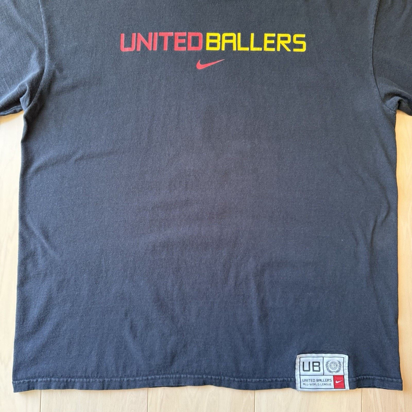 Nike × Vintage Vintage Nike United Ballers Shirt XL Black Y2K Basketball Size US XL / EU 56 / 4 - 4 Thumbnail