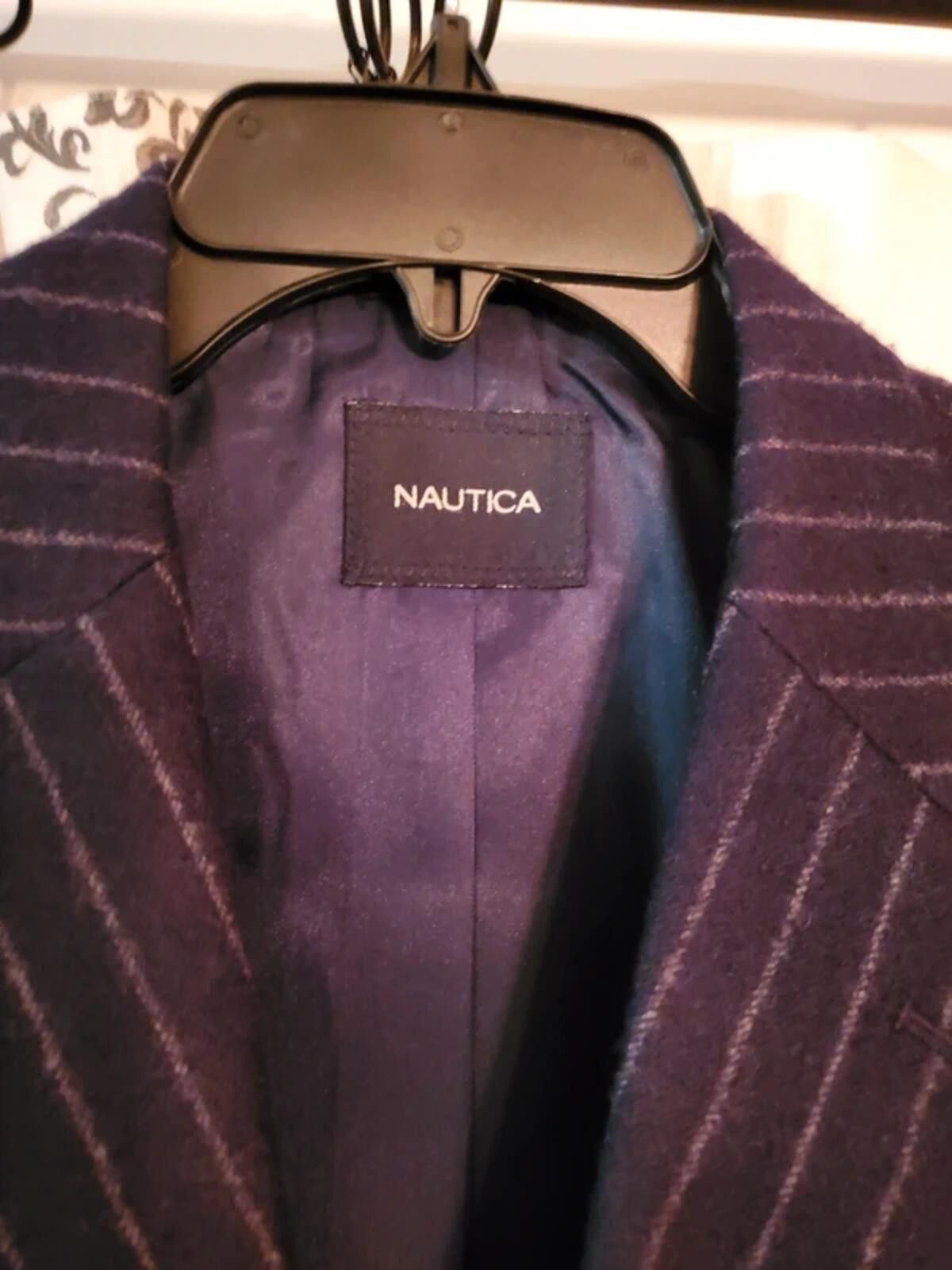 Nautica Nautica 100% Wool Jacket 42R Size 42R - 2 Thumbnail