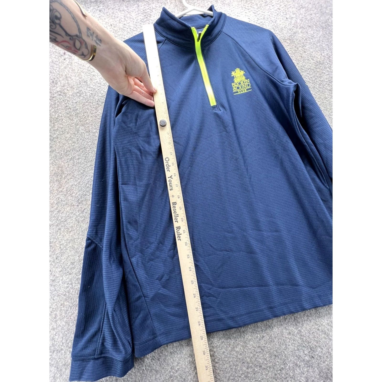 Under Armour Under Armour HeatGear Pullover Mens Medium Blue 1/4 Zip Golf Top Size US M / EU 48-50 / 2 - 5 Thumbnail