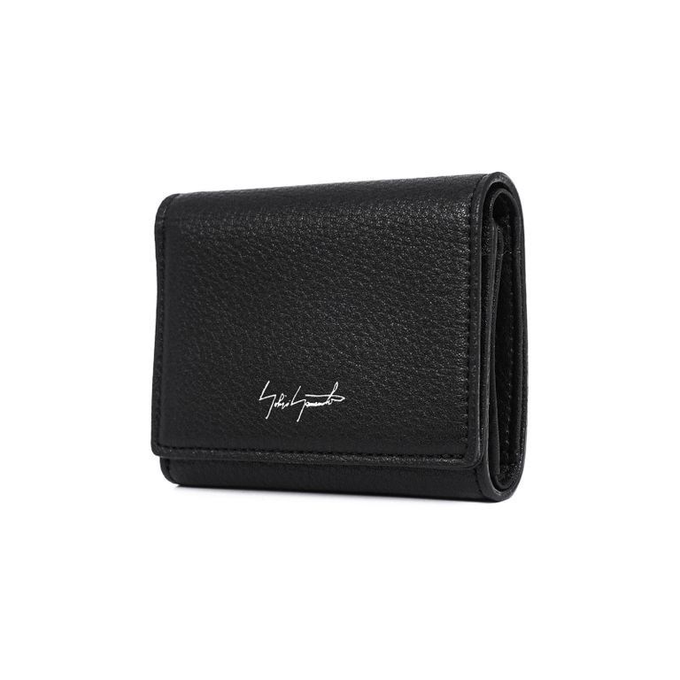 Yohji Yamamoto Discord Yohji Yamamoto - Compact 3-fold Leather Wallet Size ONE SIZE - 2 Thumbnail