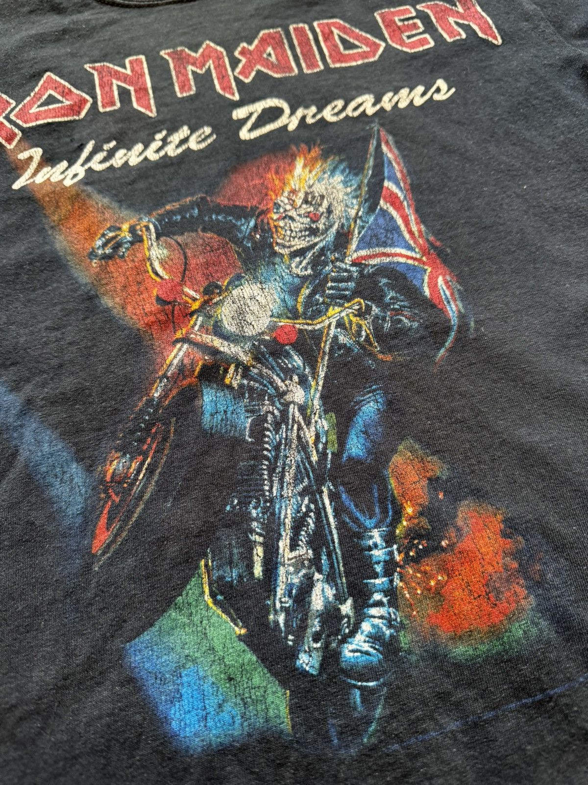 Band Tees × Iron Maiden × Vintage Very Rare Vintage 90s Iron Maiden Band tee Size US S / EU 44-46 / 1 - 3 Thumbnail