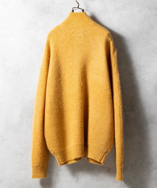 Number (N)ine number nine MOHAIR SOLID JACQUARD KNIT ZIP-UP CARDIGAN Size US M / EU 48-50 / 2 - 3 Thumbnail