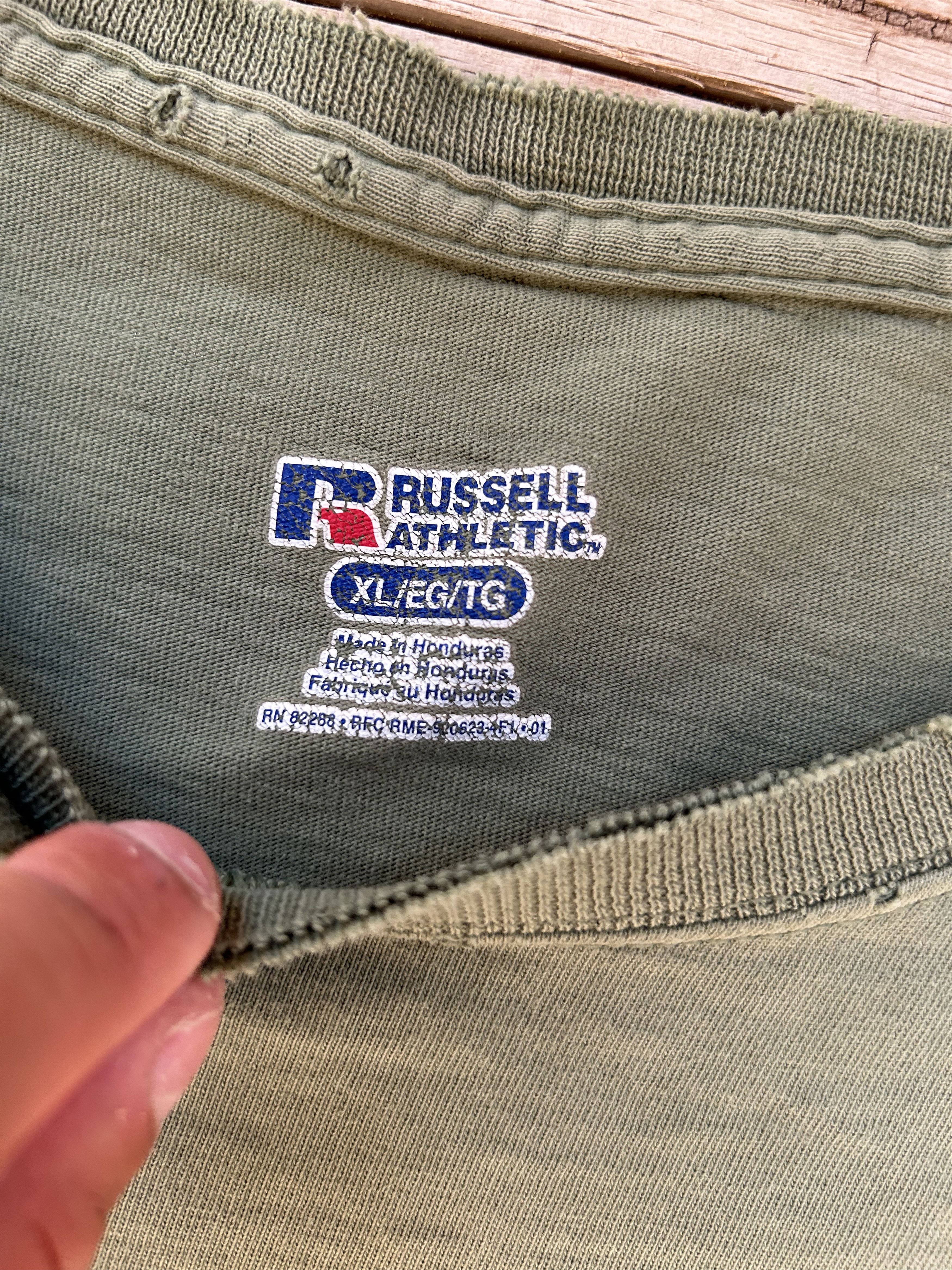 Vintage Vintage Russell Ghost Pocket Tee Size US XL / EU 56 / 4 - 5 Thumbnail