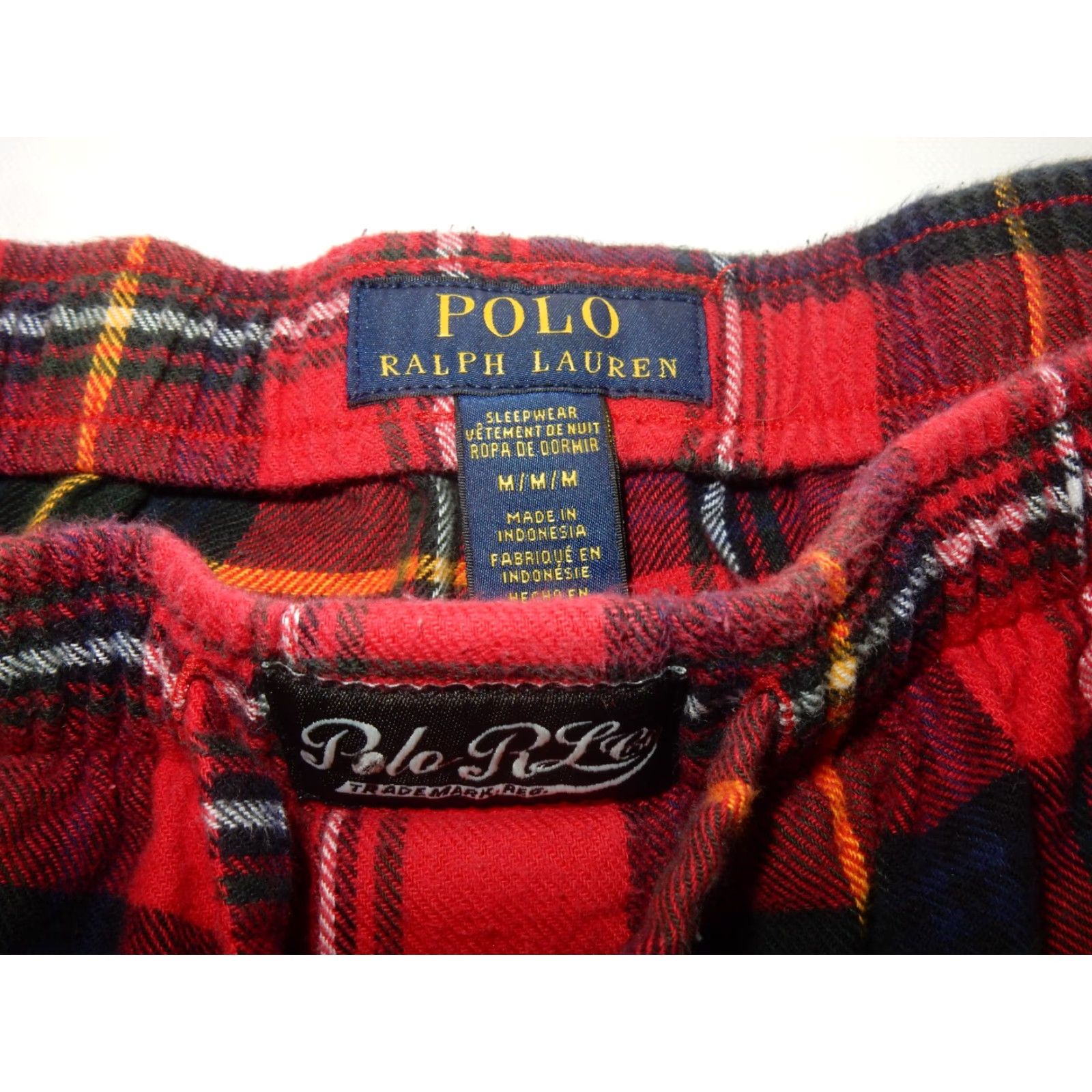 Polo Ralph Lauren Polo Ralph Lauren Pajama Pants Men M Plaid Red Flannel 28W 31Inseam Size M Clothing Sleepwear Size US M / EU 48-50 / 2 - 4 Thumbnail