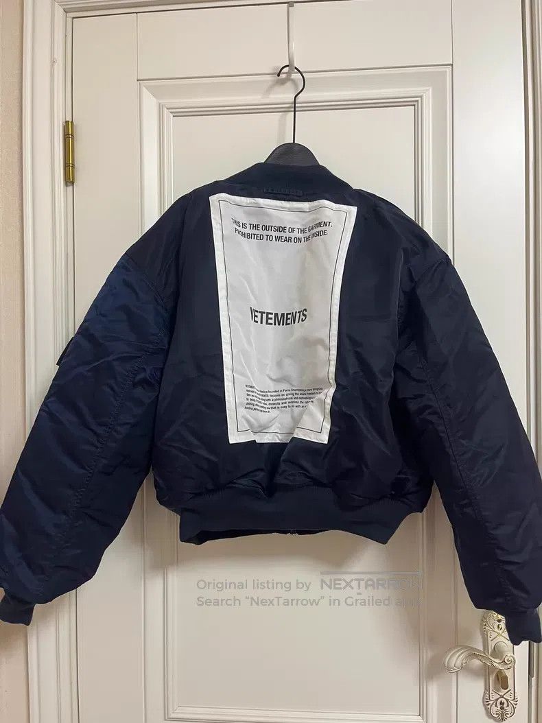 Vetements VETEMENTS Two-Sided Wearable Fashion Jacket Size US S / EU 44-46 / 1 - 4 Thumbnail