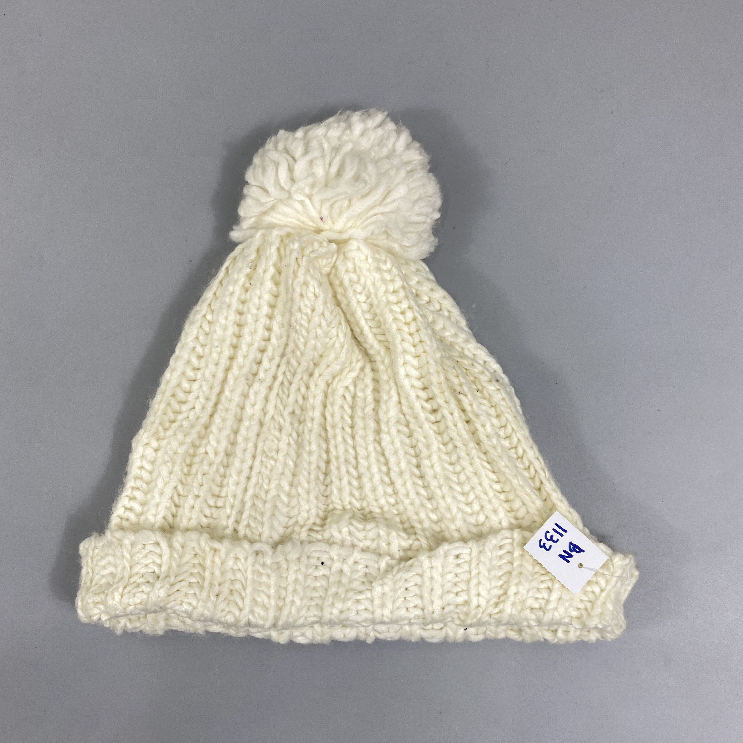 Japanese Brand Knitted Beanie Hats Pom Pom -BN1133 Size ONE SIZE - 6 Thumbnail