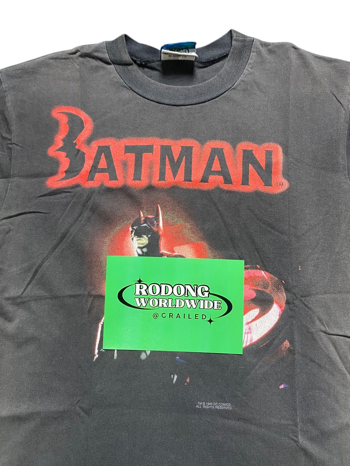 Vintage VINTAGE BATMAN 1995 DC COMIC FADED Size US XXS / EU 40 - 2 Thumbnail