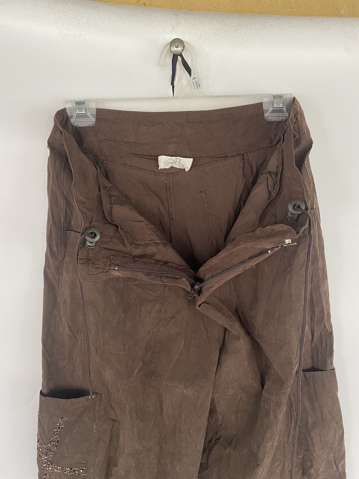 Japanese Brand Vintage Anni Luce VCG Brown Hip Hop Dancer Pants Size 30" / US 8 / IT 44 - 15 Thumbnail
