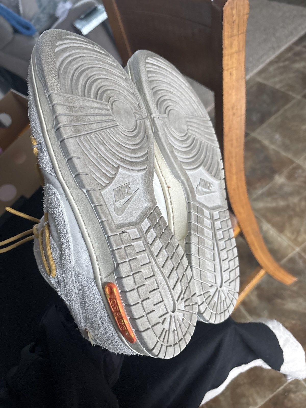 Nike × Off-White Off White Lot 34 Dunks Size US 10 / EU 43 - 2 Thumbnail