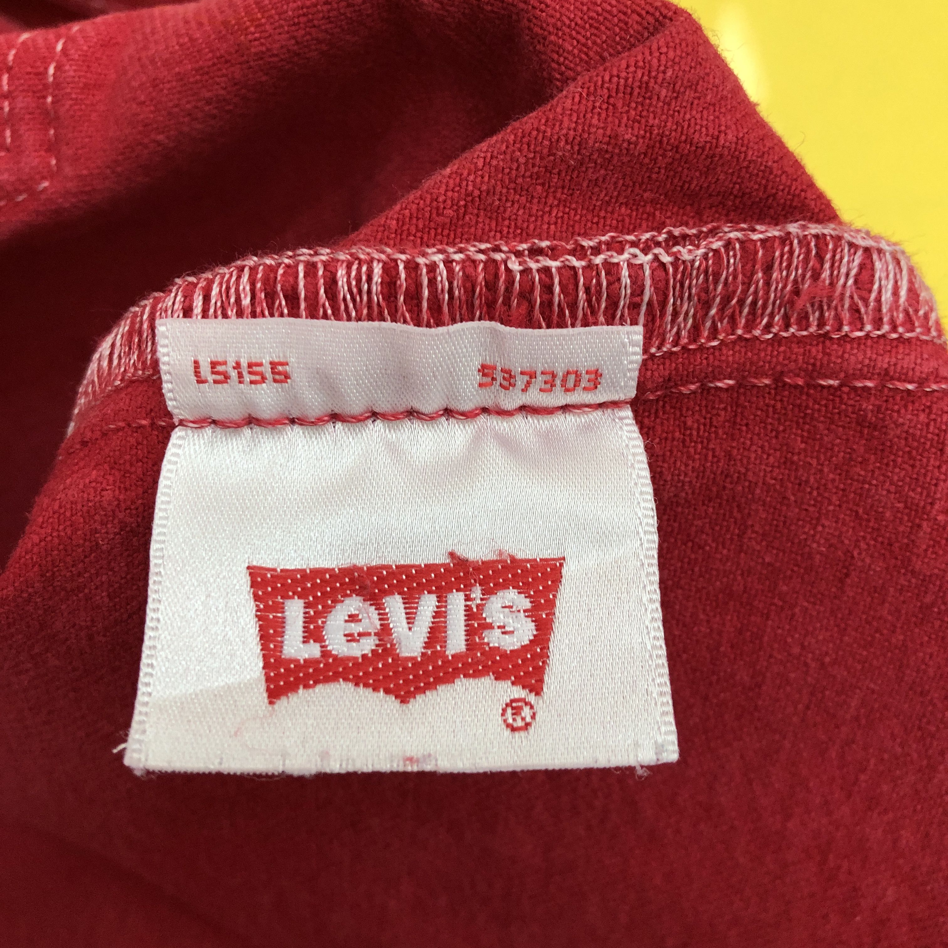 Levi's Vintage Levis Jeans Levi's 501 Denim Levis Red Colour Pants Size US 34 / EU 50 - 9 Thumbnail