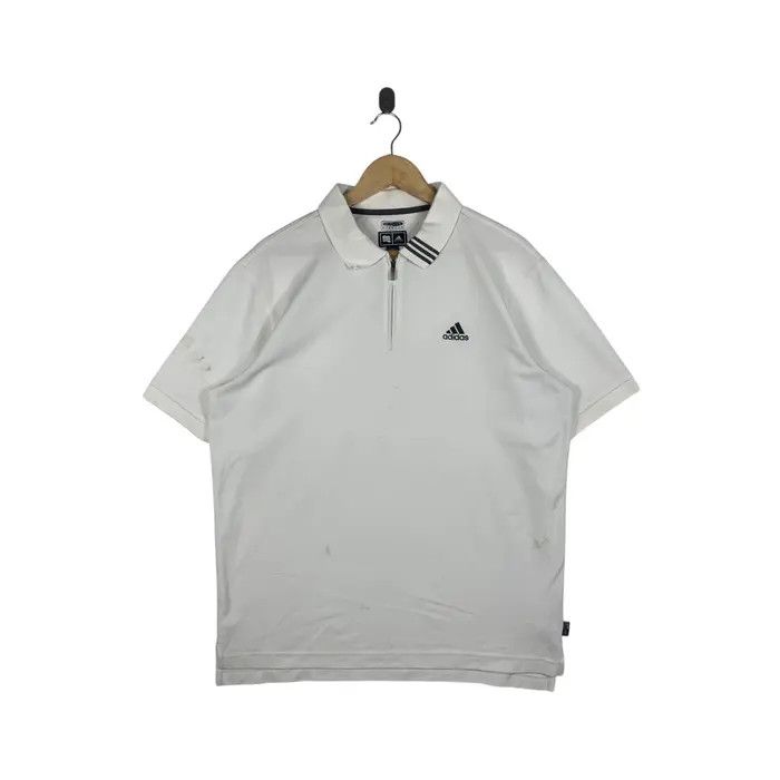 Adidas Vintage ADIDAS EQUIPMENT CLIMALITE Fabric Polo Tee Shirt Size US L / EU 52-54 / 3 - 1 Thumbnail