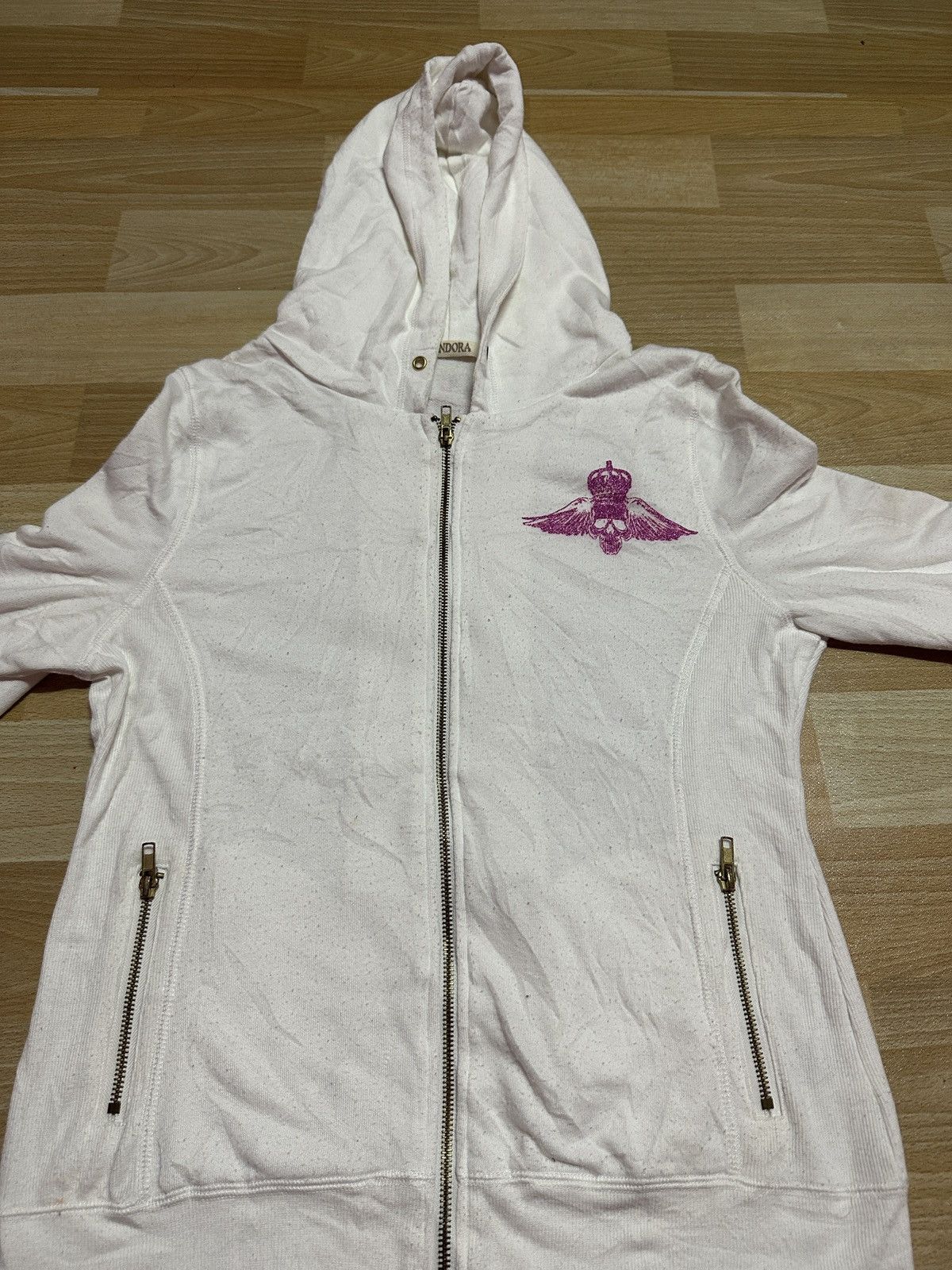 Japanese Brand × Vintage Rare🔥 Crazy Pendora Skulls Hoodie Size S / US 4 / IT 40 - 5 Thumbnail