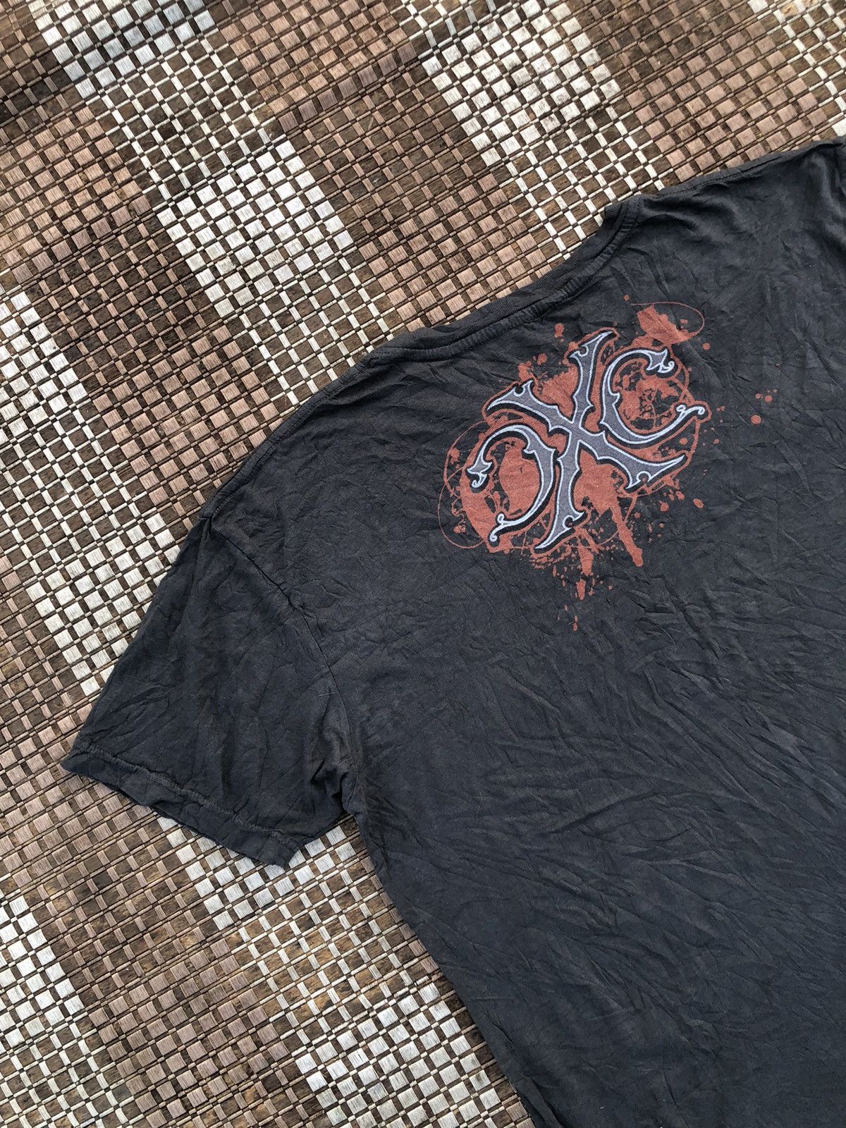 Affliction × Ed Hardy × Vintage Vintage Y2K Xtreme Couture Skulls Punk Affliction Tee Size US XL / EU 56 / 4 - 11 Thumbnail