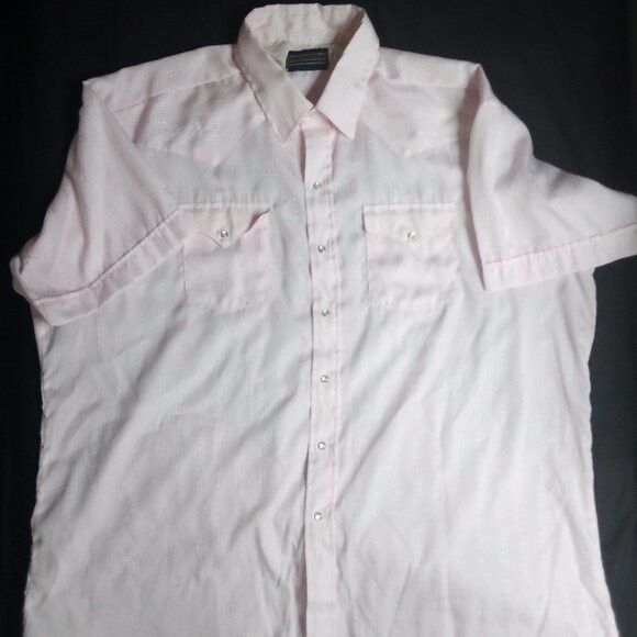 Panhandle Slim Vintage Panhandle Slim Pearl Snap Western Shirt Pink Size US XXL / EU 58 / 5 - 2 Thumbnail