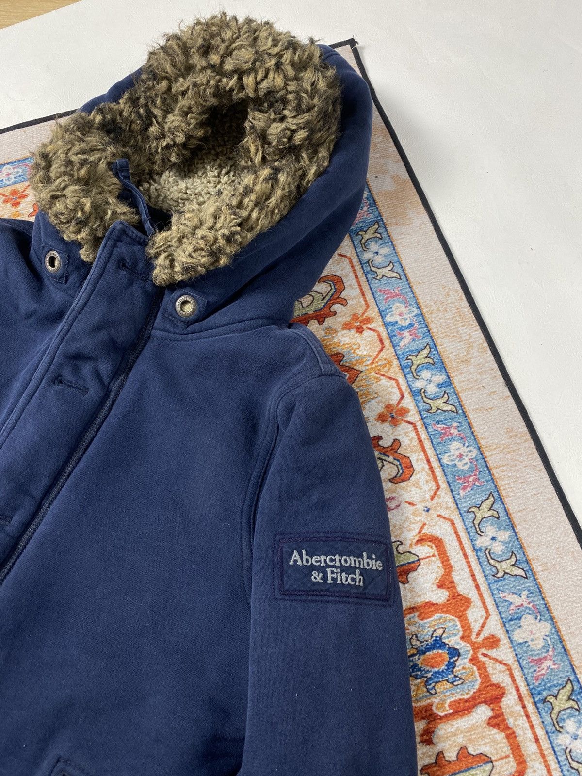 Abercrombie & Fitch Abercrombie If Six Was Nine LGB Vibe Fur Zip Hoodie Jacket Size US XL / EU 56 / 4 - 10 Thumbnail