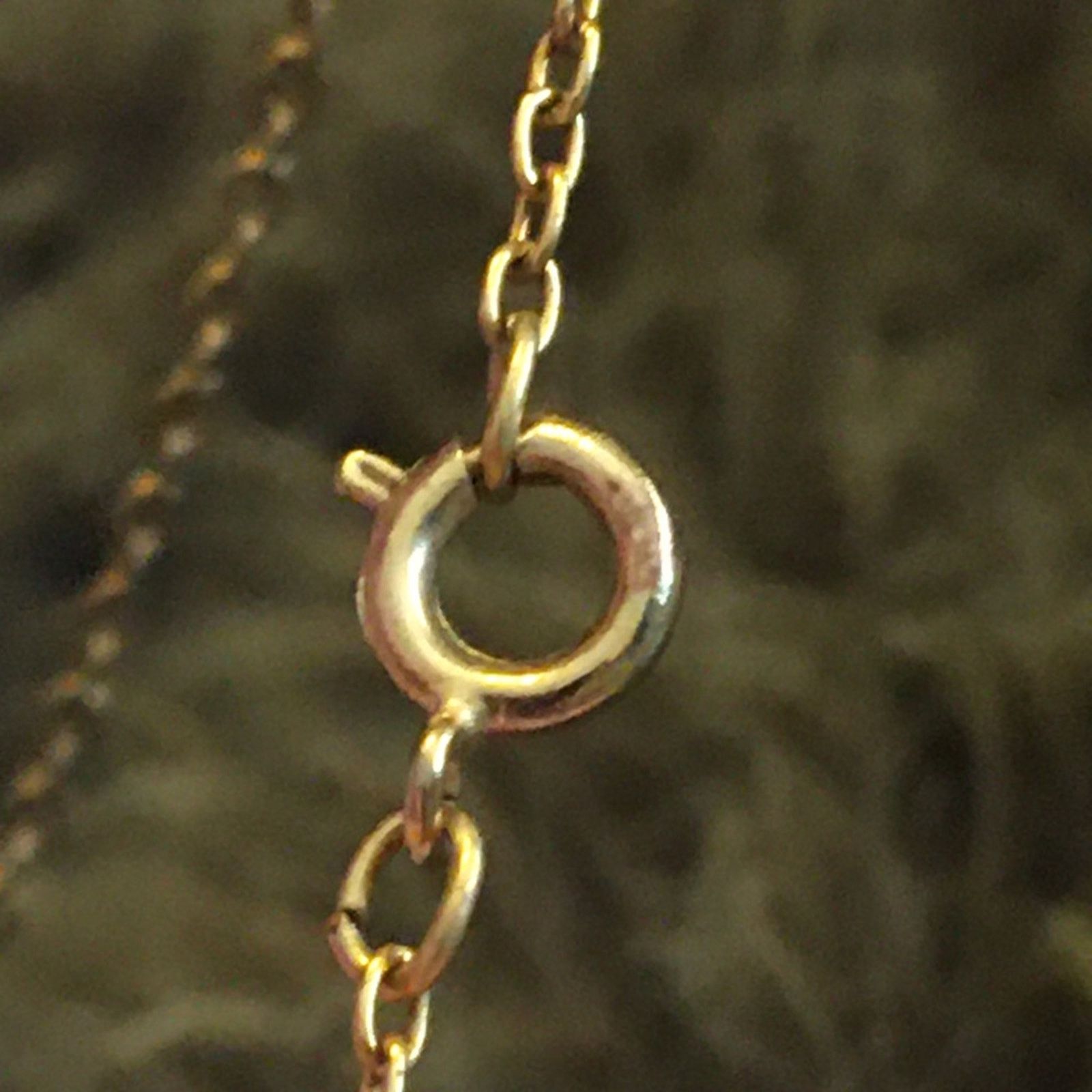 Vintage Vintage clear rhinestone pendant on gold chain Size ONE SIZE - 9 Thumbnail