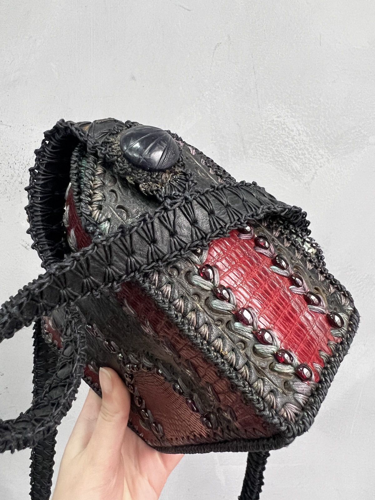 Japanese Brand Handmade crossbody exclusive bag gothic red hysteric glamour Size ONE SIZE - 7 Thumbnail