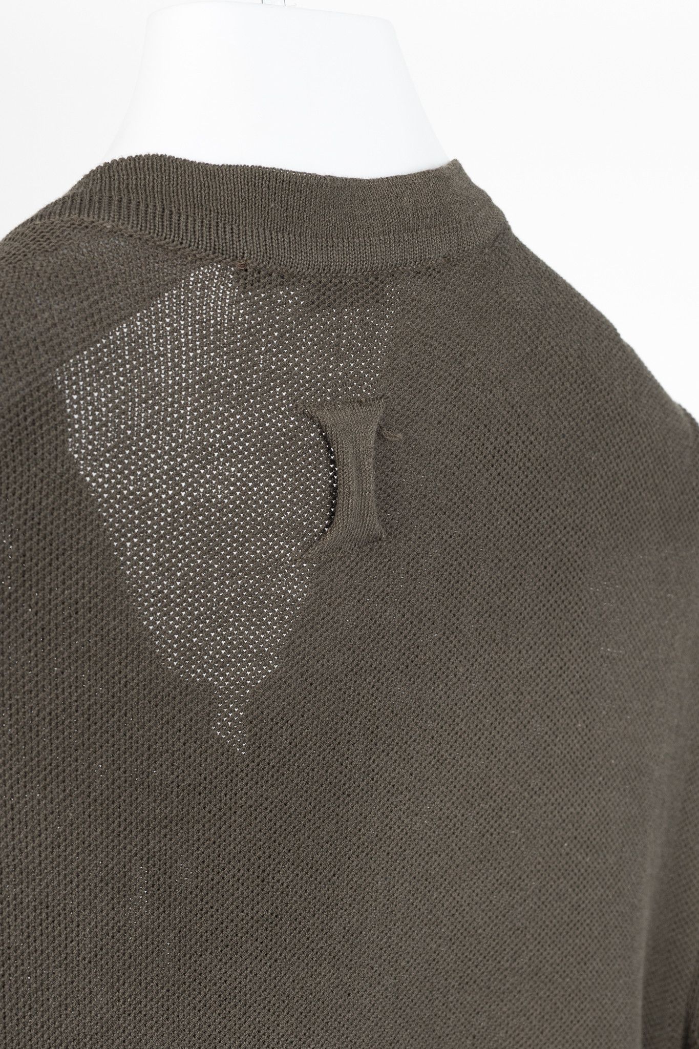 hannes roether hannes roether Brown Cotton-Blend Pique-Knit Buttoned Top Size US M / EU 48-50 / 2 - 9 Thumbnail