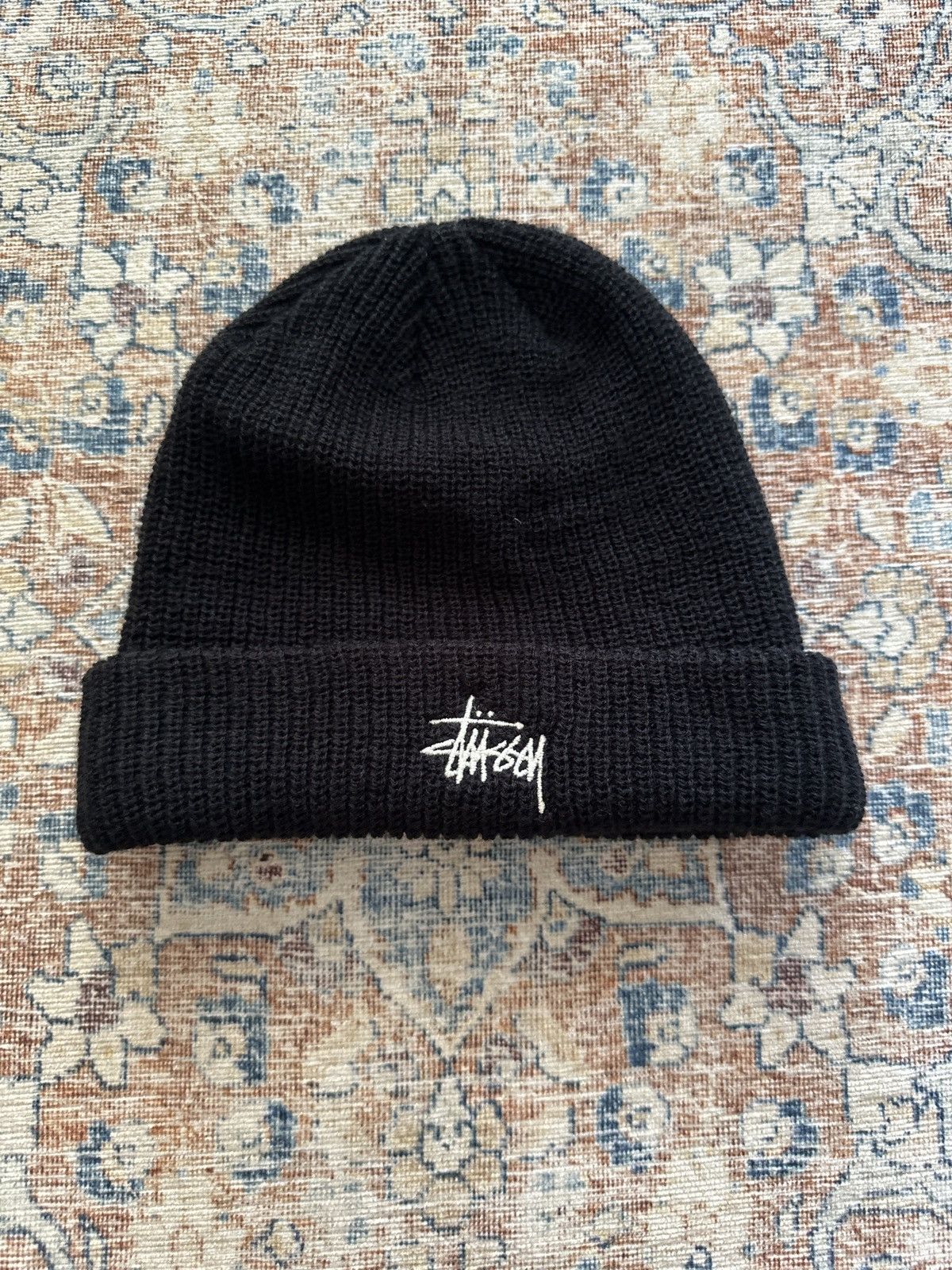 帽子 90s OLD STUSSY Logo Embroidery Beanie s-l500.jpg