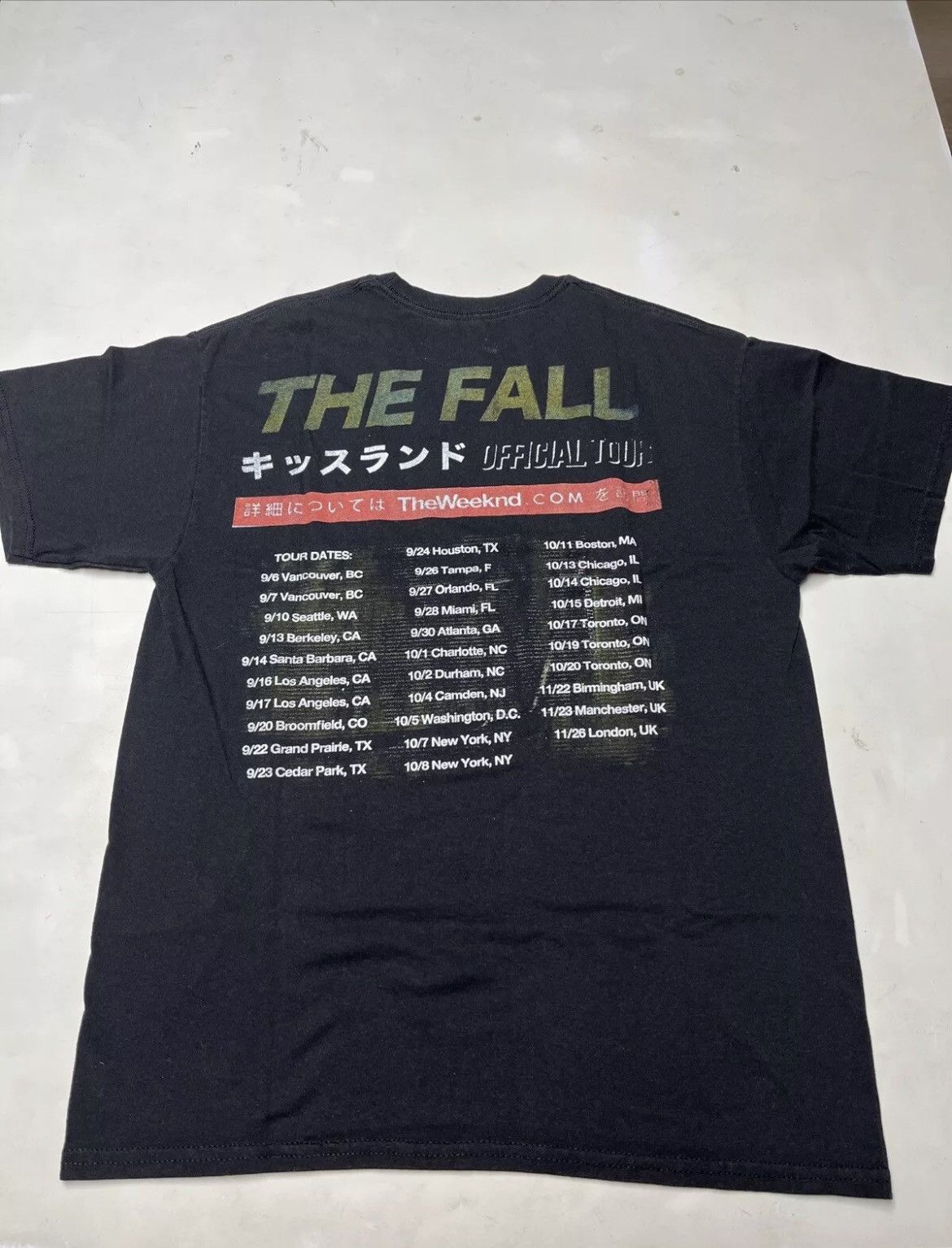 Vintage 2013 The Weeknd Kiss Land Fall Tour Concert Rap Tee T-shirt Size US M / EU 48-50 / 2 - 2 Thumbnail