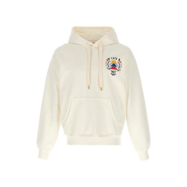 CASABLANCA White Cotton Sweatshirt New & Authentic (Men's si