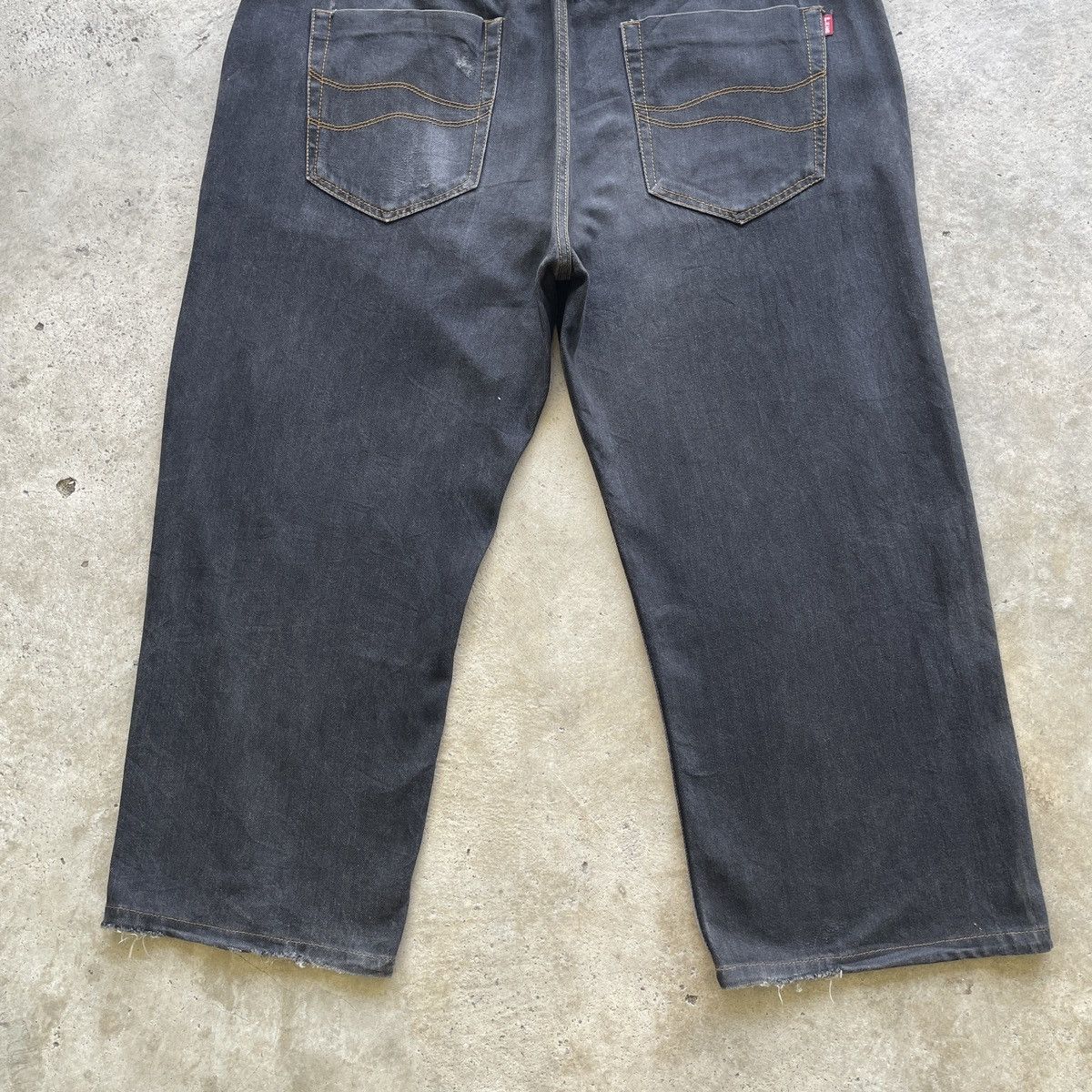 Japanese Brand × Jean W42 Vintage Japanese Black Faded Jeans Pants Denim Size US 42 / EU 58 - 11 Thumbnail
