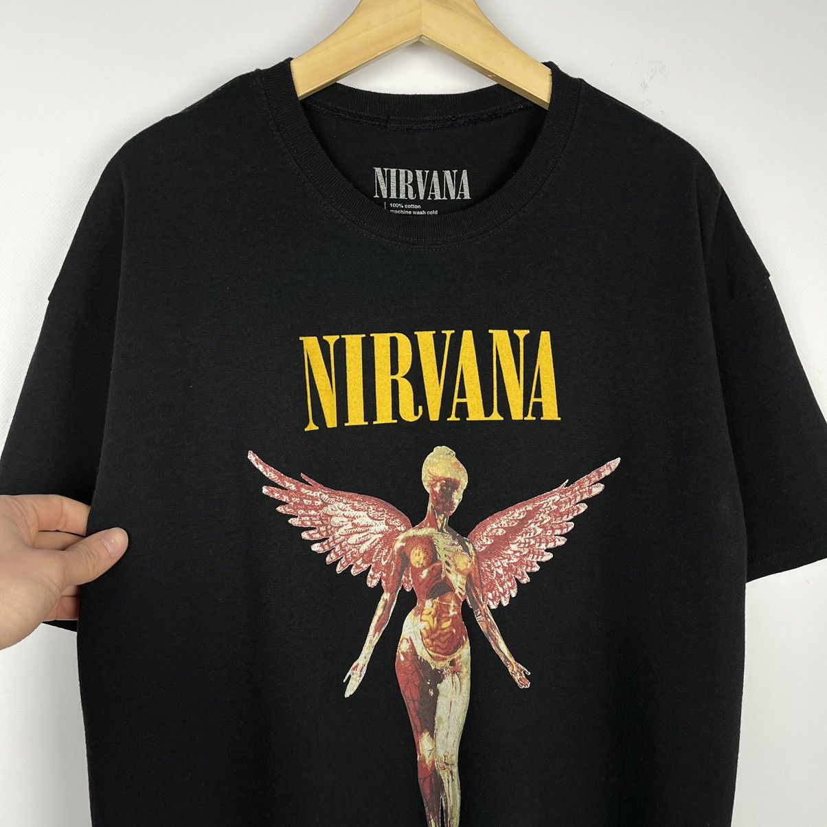 Band Tees Vintage Nirvana In Utero Album rare rock band tee 90’s Size US M / EU 48-50 / 2 - 3 Thumbnail
