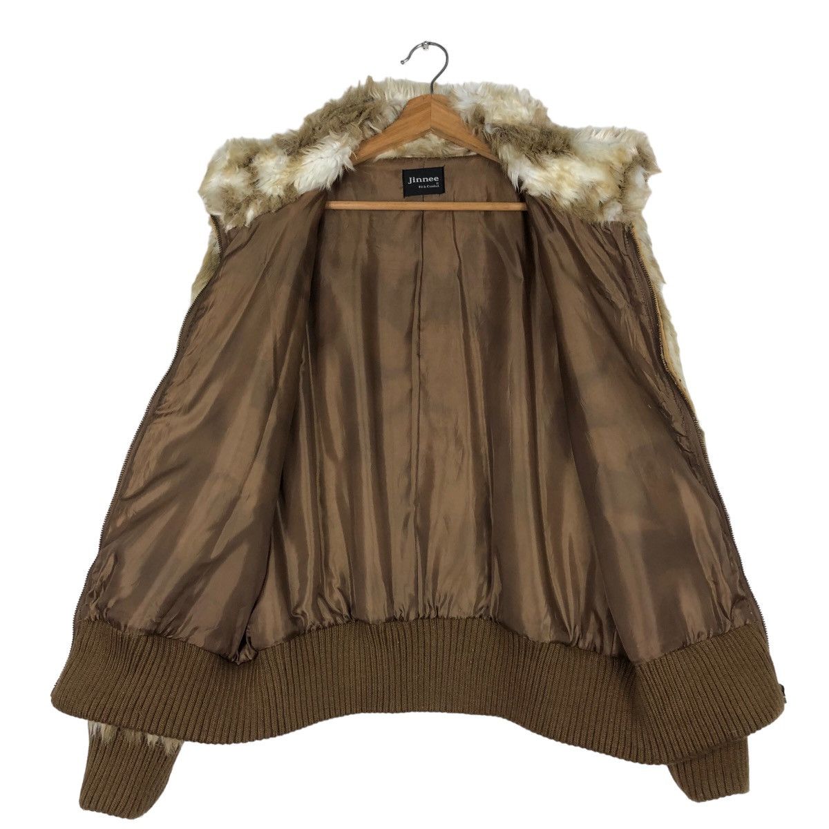 Japanese Brand 🔥Vtg Bomber Jacket Jinnee Mink Fur Inspire Issey Miyake Size US L / EU 52-54 / 3 - 12 Thumbnail