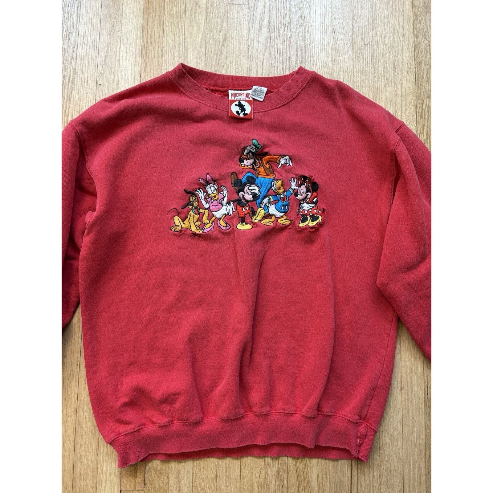 Disney Vintage 90s Walt Disney World S/M Distressed Crewneck Size US M / EU 48-50 / 2 - 3 Thumbnail
