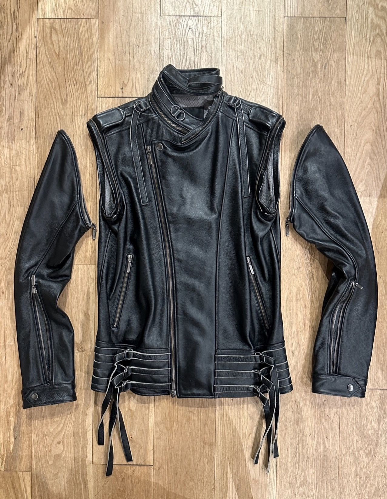Yasuyuki Ishii Yasuyuki Ishii SS18 “Zen Punk” Leather Jacket Size US L / EU 52-54 / 3 - 2 Thumbnail