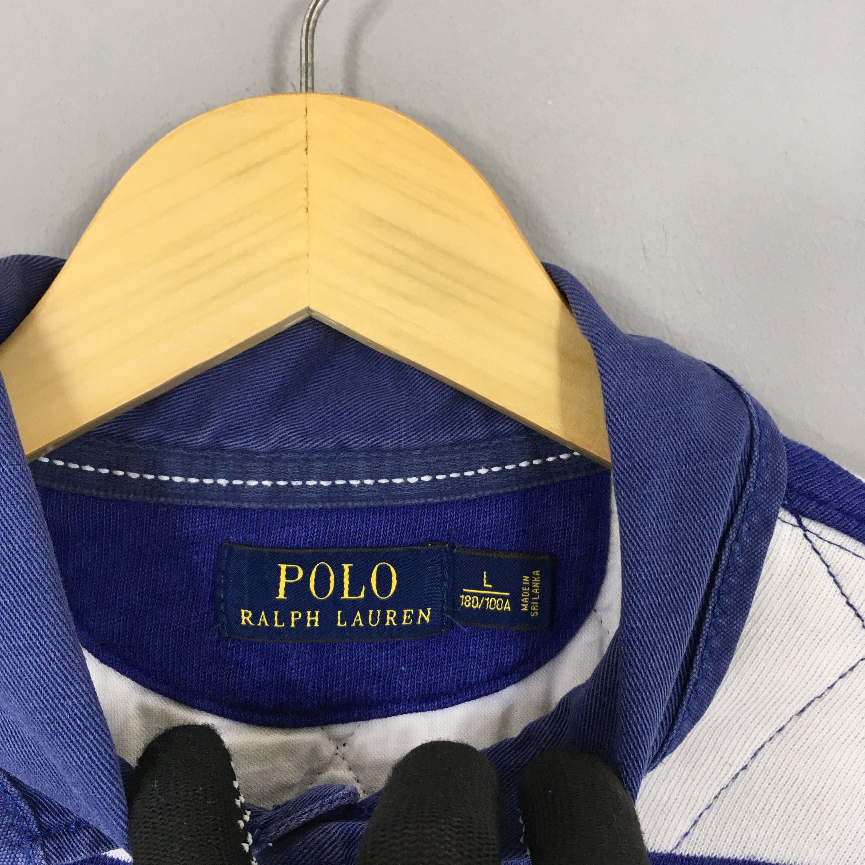 Polo Ralph Lauren × Rugby Ralph Lauren × Vintage Vintage Polo Ralph Lauren RLPC Rugby Shirt Large Size US L / EU 52-54 / 3 - 6 Thumbnail