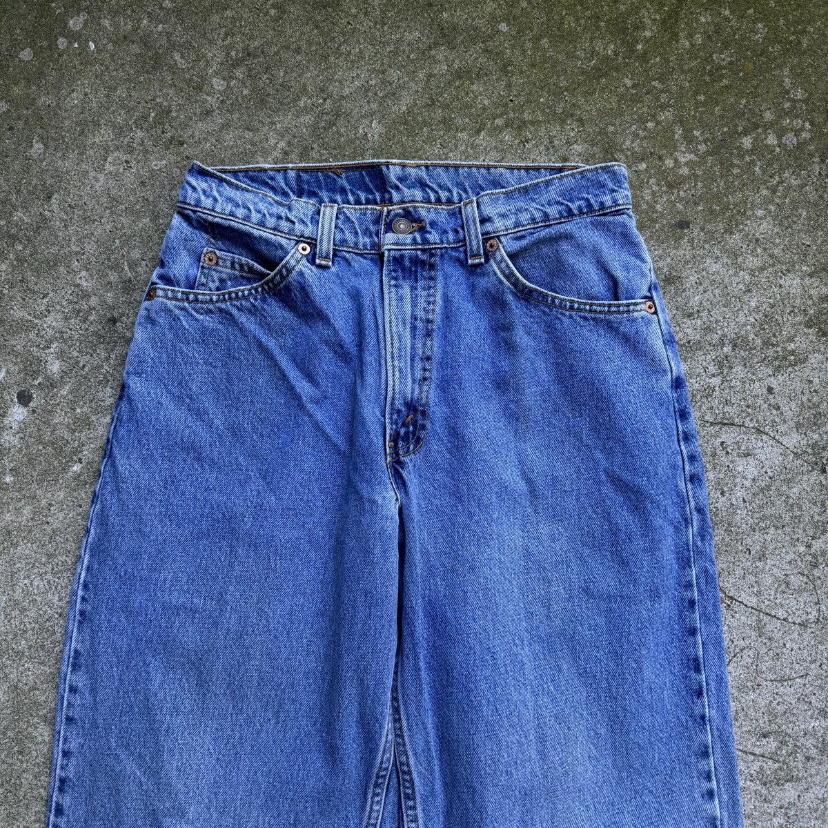Vintage Vintage 90s Levi's 560 Loose Tapered Jeans Made in USA Size US 29 - 3 Thumbnail
