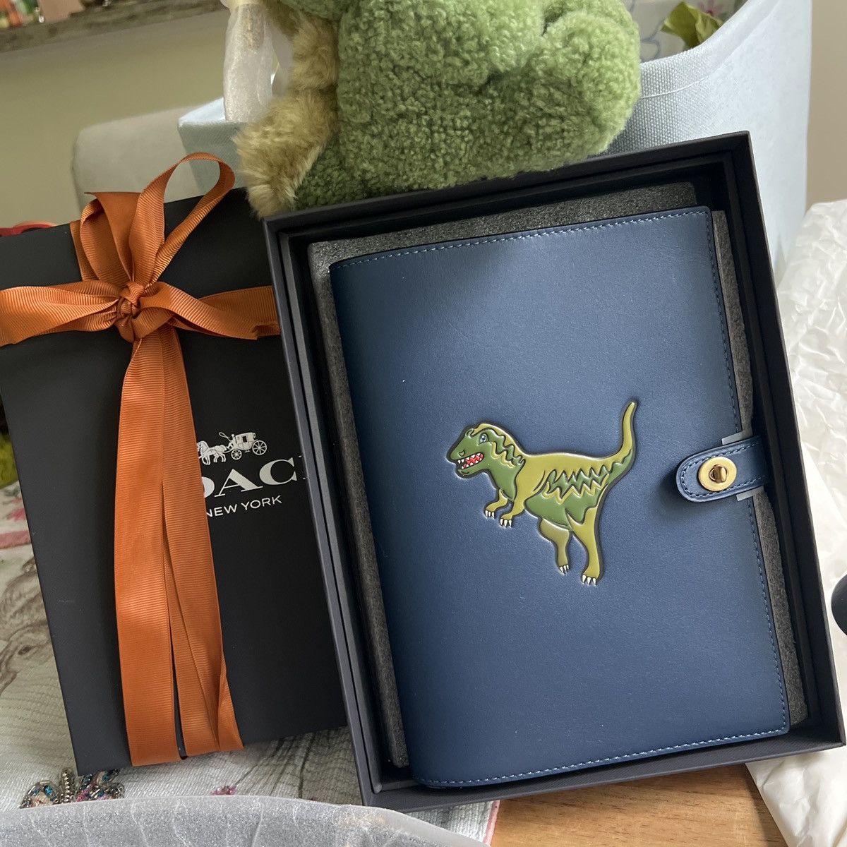 Coach Coach Rexy 10th Birthday notebook In Loved Leather Sticker Size ONE SIZE - 2 Thumbnail