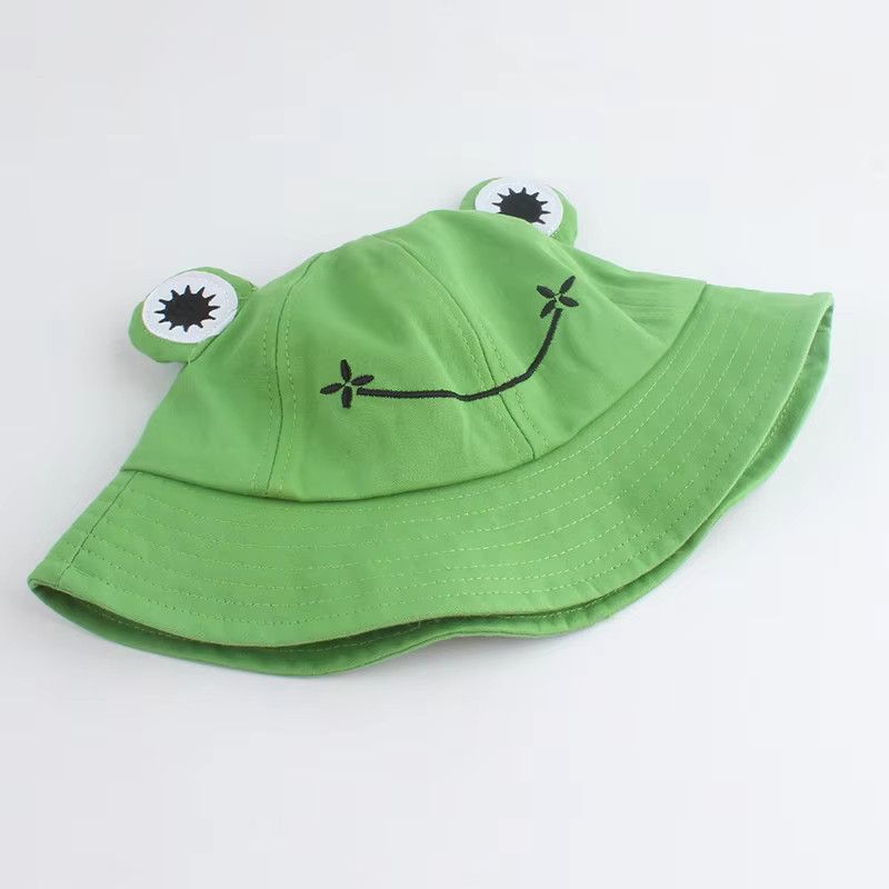 Other Cartoon Frog Bucket Panama Fishing Cap Cute Froggy Hat Size ONE SIZE - 3 Thumbnail