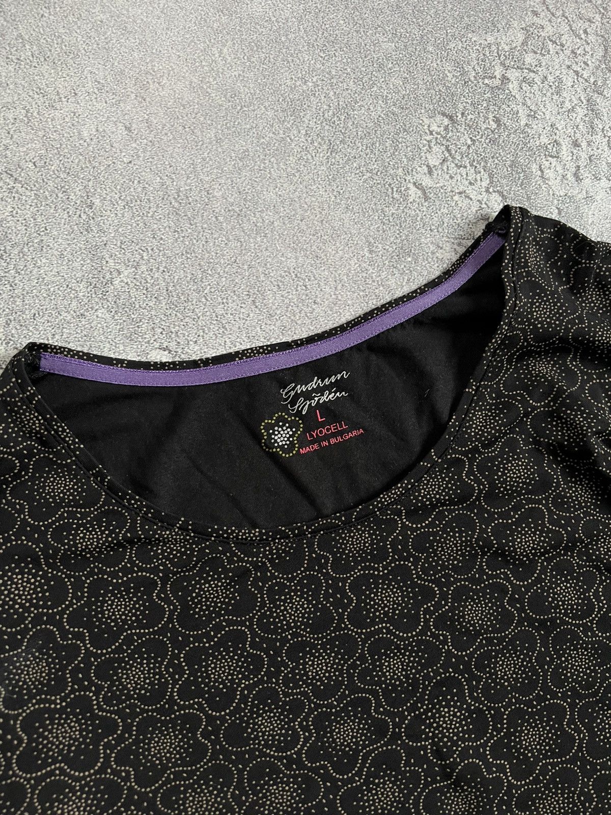 Gudrun Sjoden Gudrun Sjoden Print Blouse Long Sleeve Top Size L Sjöden Size L / US 10 / IT 46 - 4 Thumbnail