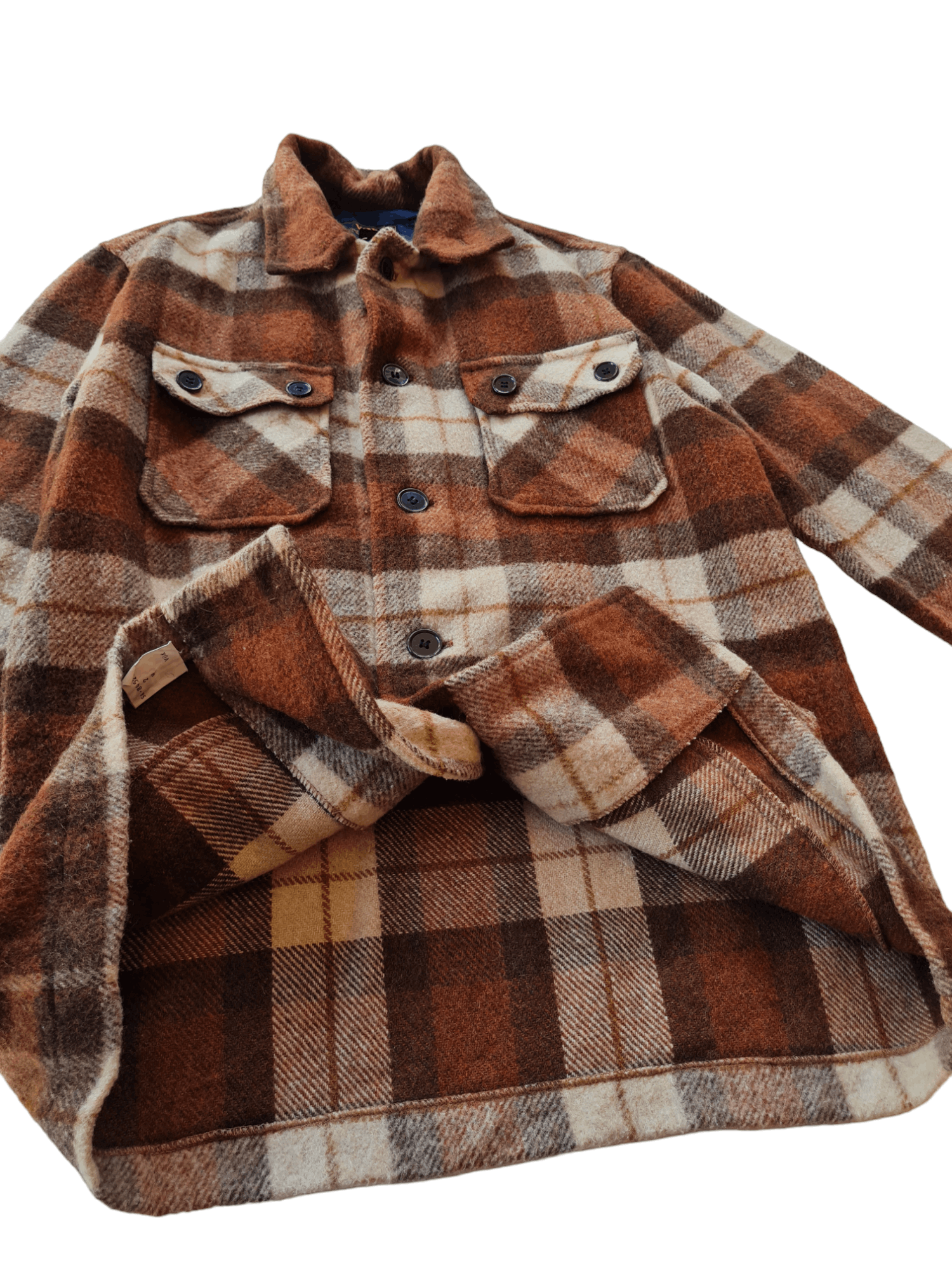Flannel × Japanese Brand × Vintage VOX Flannel Wool Jacket Pocket Size US M / EU 48-50 / 2 - 3 Thumbnail