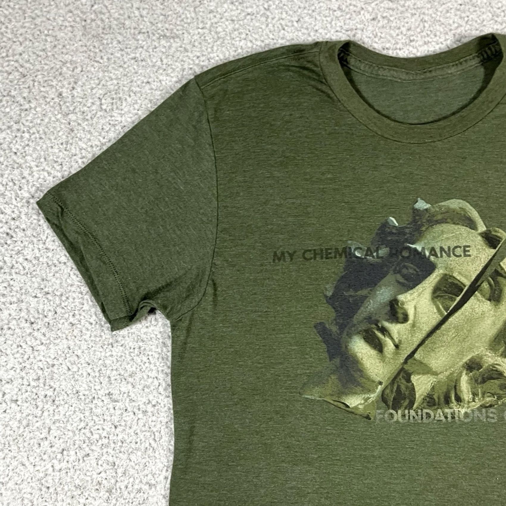 Vintage My Chemical Romance Shirt Mens M Foundations Of Decay Band MCR Tour Emo Merch Shirt Size US M / EU 48-50 / 2 - 4 Thumbnail