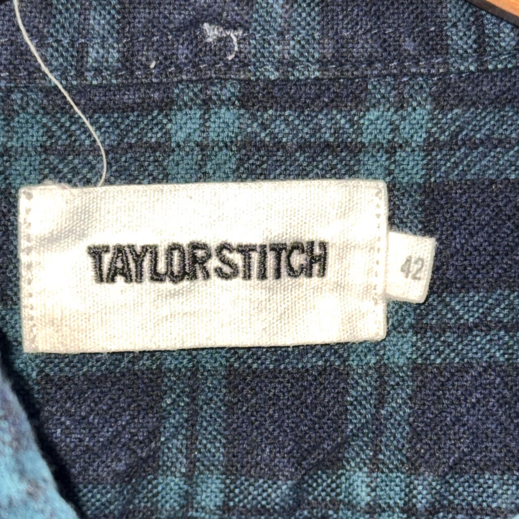 Taylor Stitch Taylor Stitch Shirt Mens Large Green Blue Plaid Button Down Long Sleeve Casual Size US XL / EU 56 / 4 - 6 Thumbnail