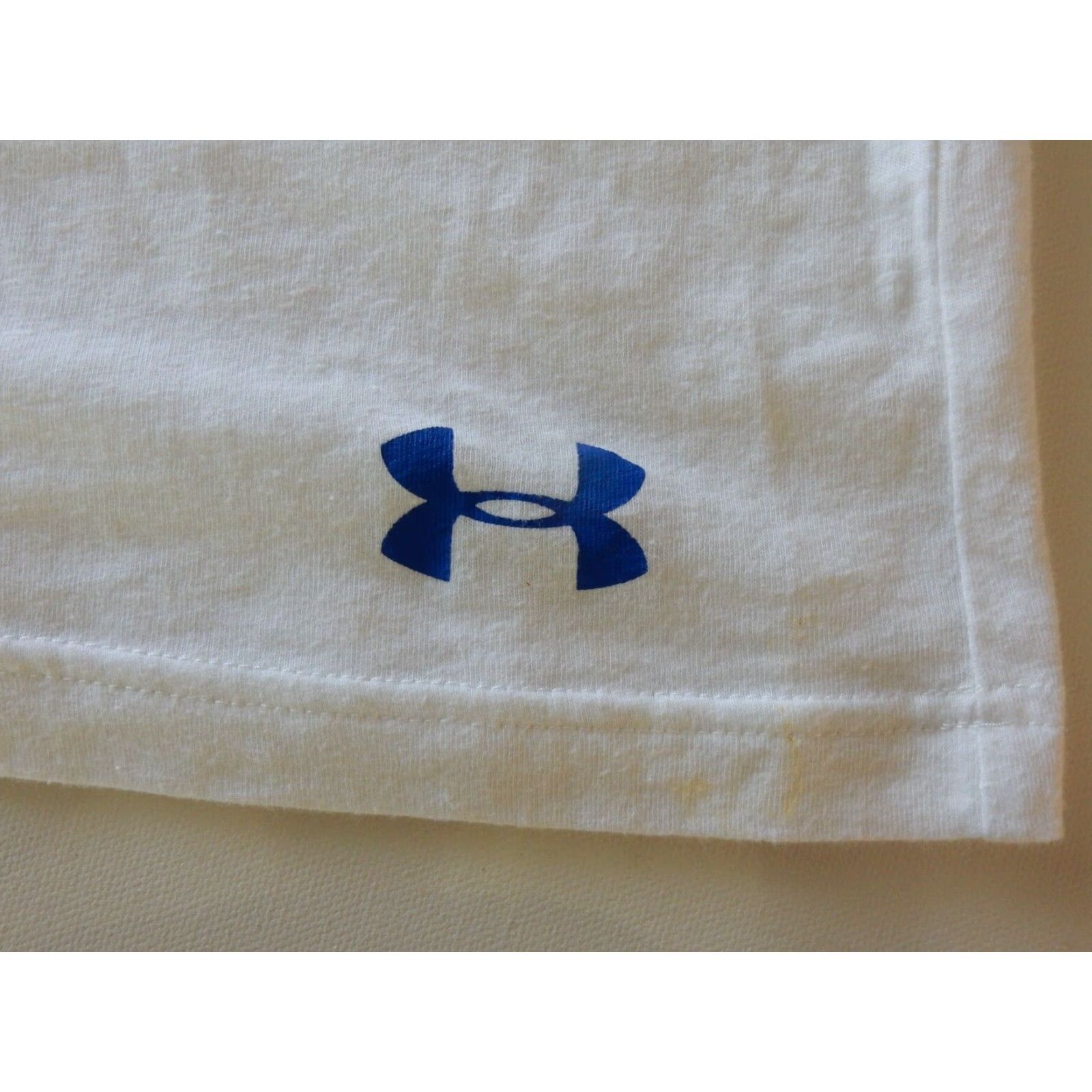 Under Armour VINTAGE Under Armour Men's T-Shirt Size Large Cotton Blend Short Sleeve White Ryder Cup Sports Shirt Size US L / EU 52-54 / 3 - 2 Thumbnail
